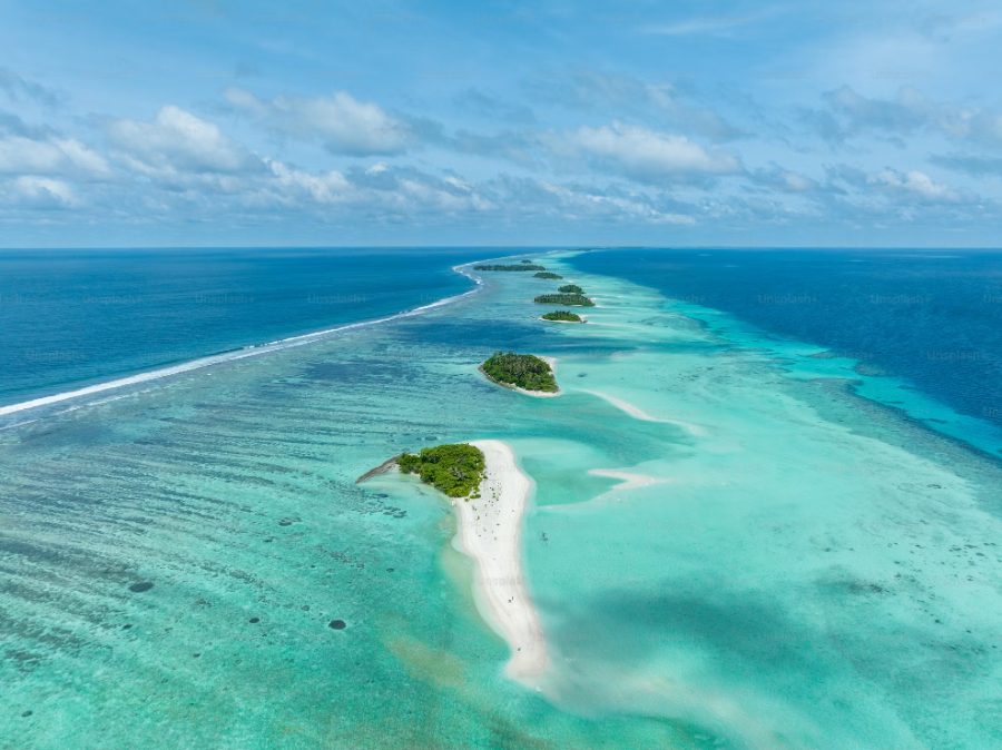 Extensión de playa en el Índico